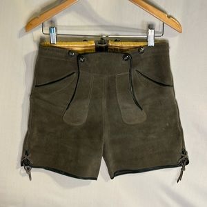 Lederhosen suede men shorts Oktoberfest